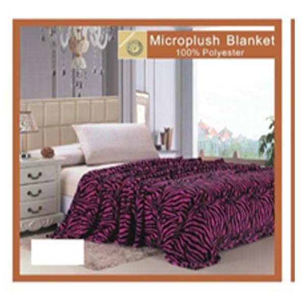 Animal Print Microplush Blanket